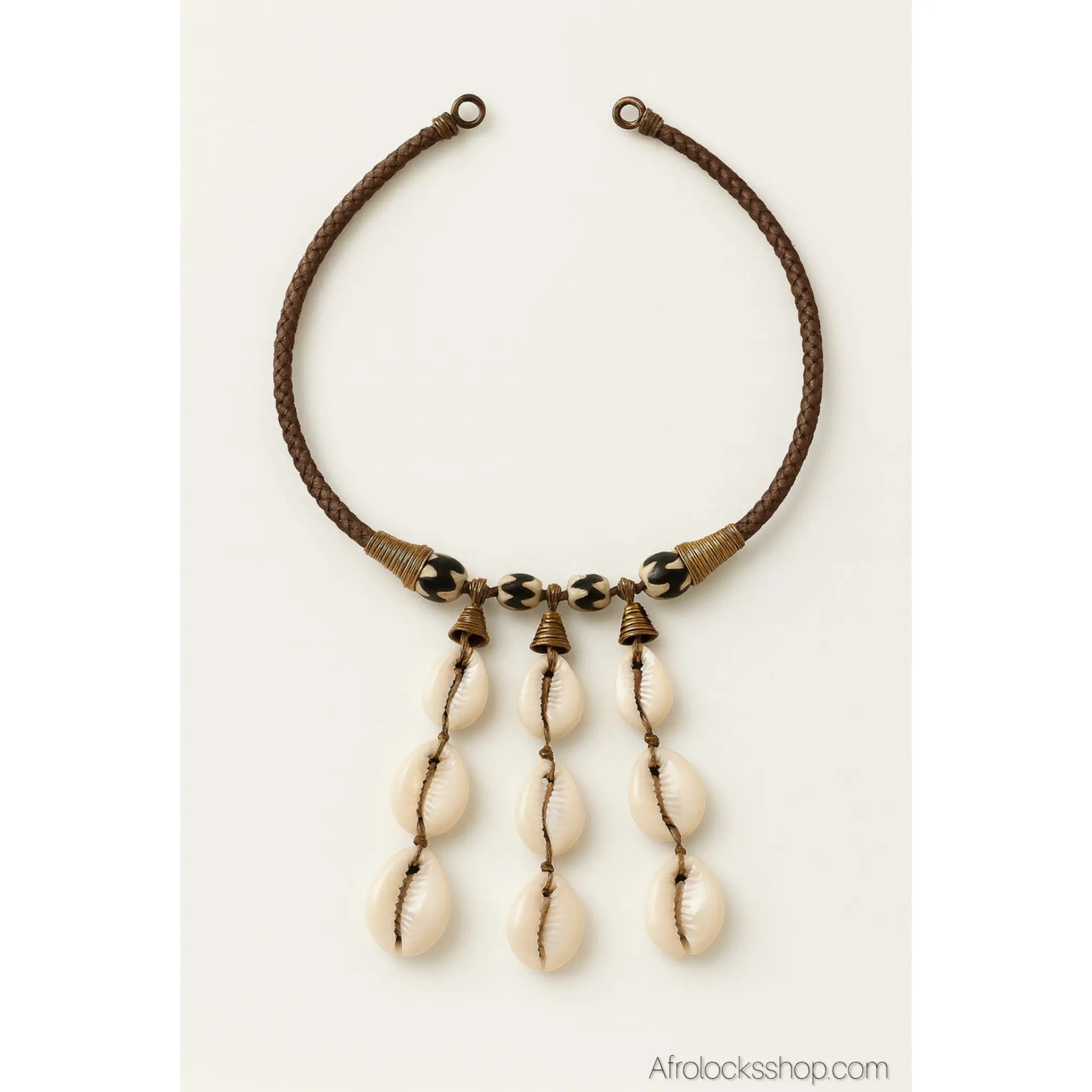 CollierchiccaurisartisanalkenyaAfrique6 - Afro Locks Shop