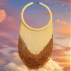 CollierfrangesperlesfabriquealamainAfrique5 - Afro Locks Shop