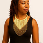 CollierfrangesperlesfabriquealamainAfrique7 - Afro Locks Shop