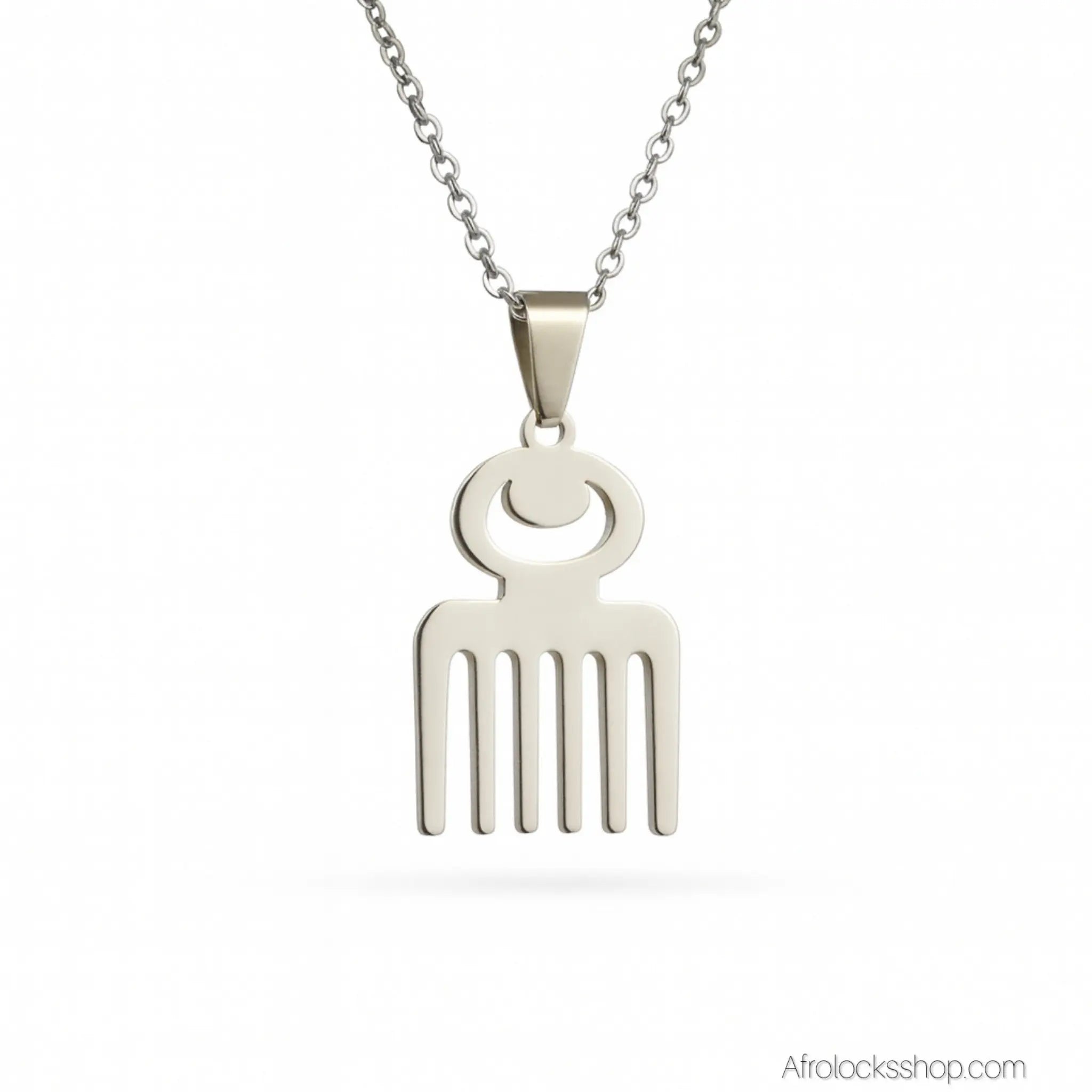 Collierpendentifadinkraduafecouleurorargent4 - Afro Locks Shop