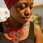 CollierperleszoulouhandmadekenyaAfrique2 - Afro Locks Shop