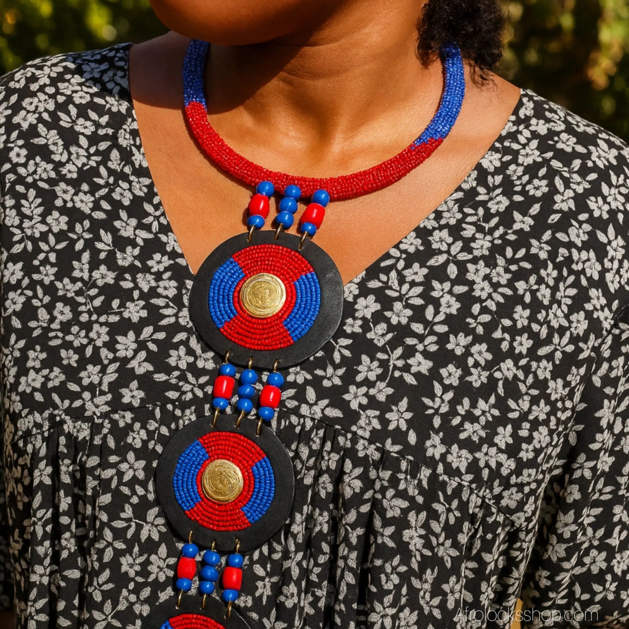CollierplastronmaasaifabriqueenAfriqueKenya5 - Afro Locks Shop