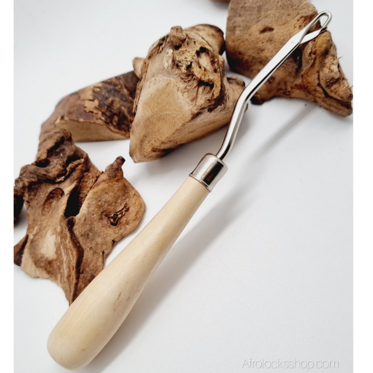 Crochet Latching – Manche en Bois • Ultra Résistant (Locks moyennes à épaisses)