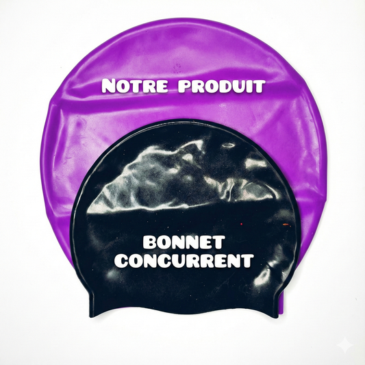 Bonnet de Bain Silicone XL Haute Protection – Spécial gros volume (29cm)