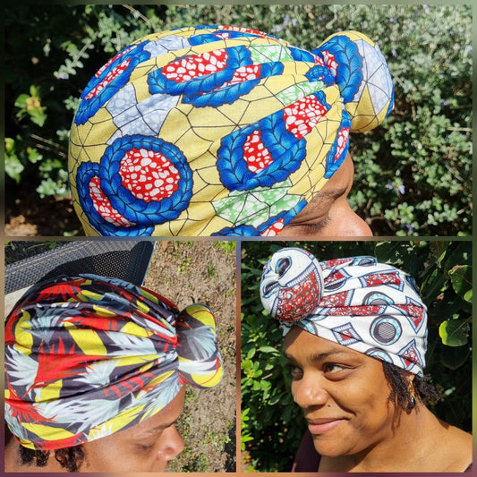 Turban boule pré-attaché 3 couleurs différentes possibles-SQ2944857