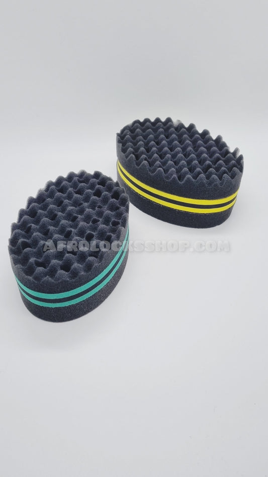 Brosse éponge dreadlocks twists curls 360 waves spéciale cheveux afros et très frisés