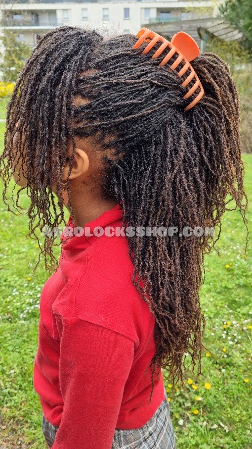 Barrette crabe cheveux gros volume naturel nappy dreadlocks tresses-SQ3919747