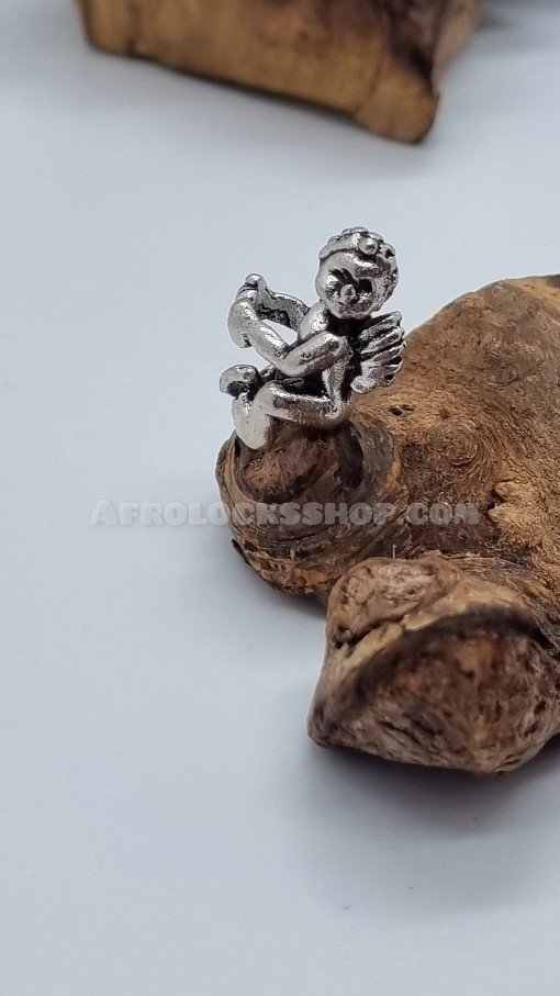 Bijou porte-bonheur pour microlocks sisterlocks tresses