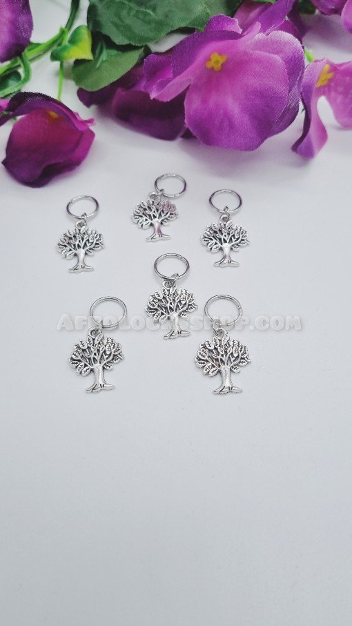 Ensemble de 5 bijoux breloques arbre de vie pour cheveux tresses locks