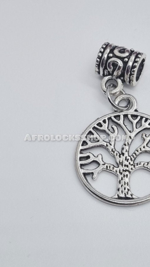 Bijou accessoire arbre de vie locks cheveux symbole mystique et religieux