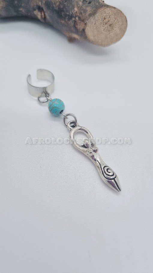 Bijou cheveux locks Artemis femme déesse de la fertilité porte-bonheur