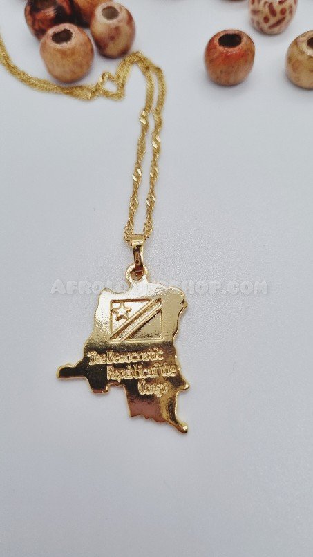 Bijou fantaisie chaîne et pendentif du pays de ton choix-SQ8231364