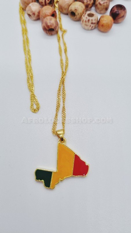 Bijou fantaisie chaîne et pendentif du pays de ton choix-SQ8231364