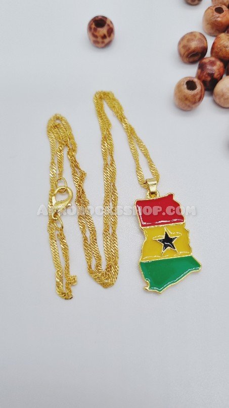 Bijou fantaisie chaîne et pendentif du pays de ton choix-SQ8231364