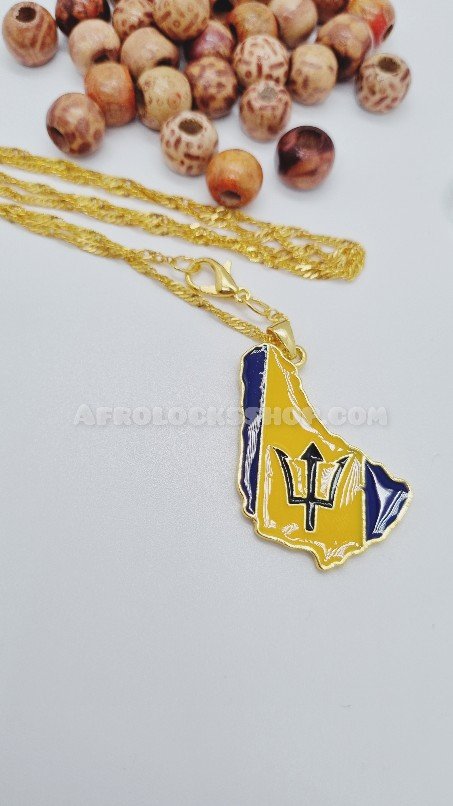 Bijou fantaisie chaîne et pendentif du pays de ton choix-SQ8231364