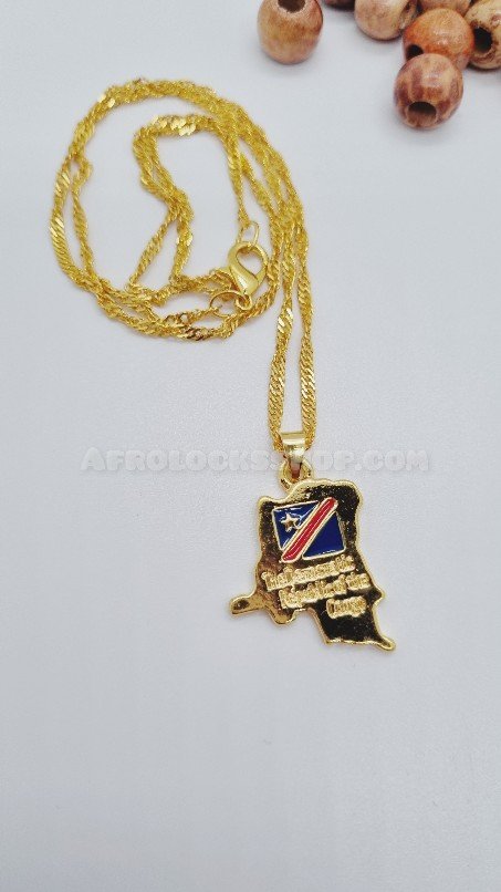 Bijou fantaisie chaîne et pendentif du pays de ton choix-SQ8231364