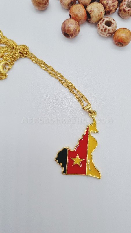 Bijou fantaisie chaîne et pendentif du pays de ton choix-SQ8231364