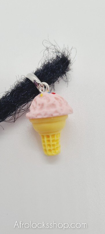 Bijou cheveux cône crème glacée