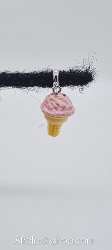 Bijou cheveux cône crème glacée