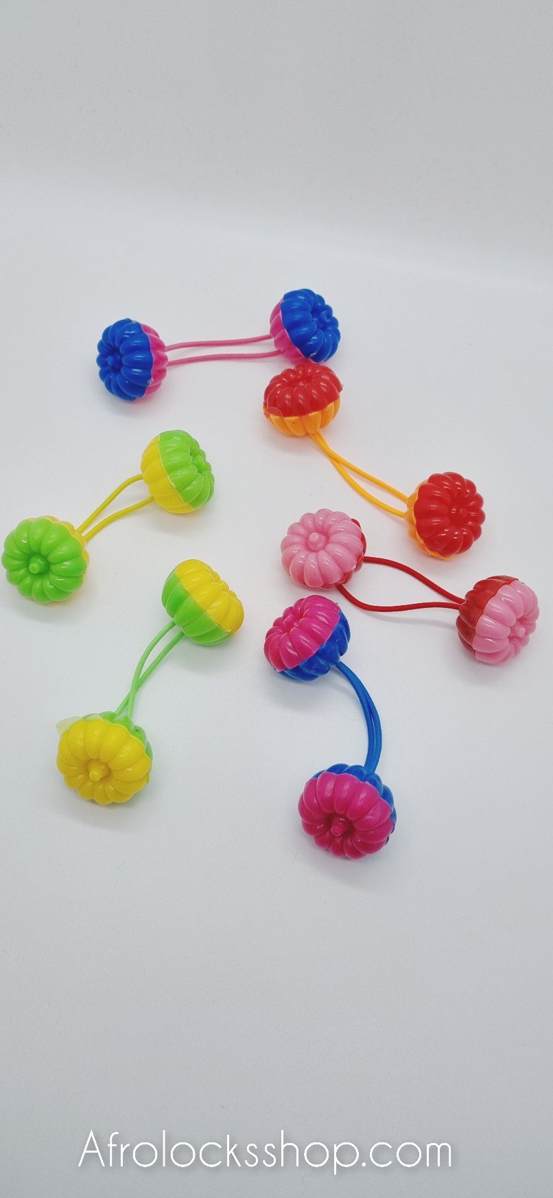 Gros élastiques boule gogo colorés