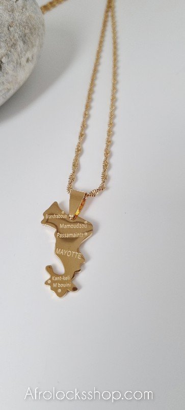 Bijoux Mayotte en acier inoxydable doré et argenté-SQ9392053