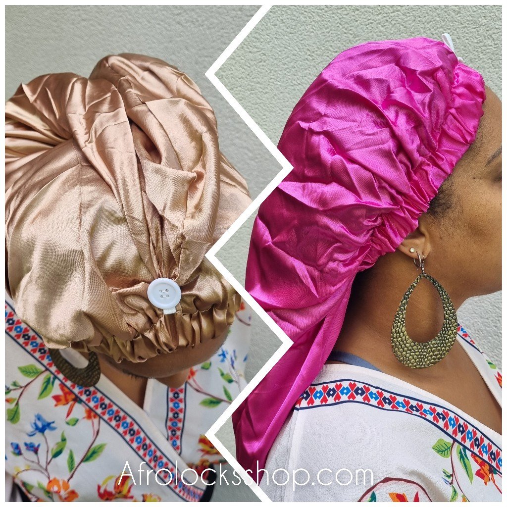 Bonnet de nuit rétractable en satin-SQ2811817