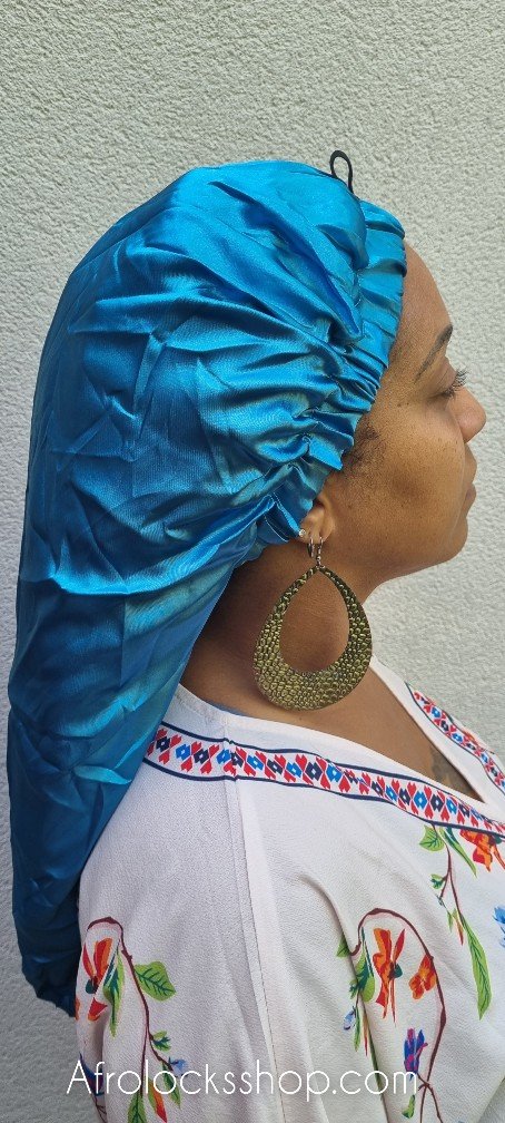 Bonnet de nuit rétractable en satin-SQ2811817