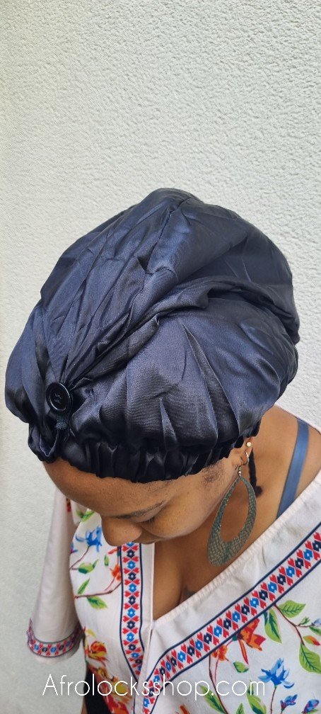 Bonnet de nuit rétractable en satin-SQ2811817