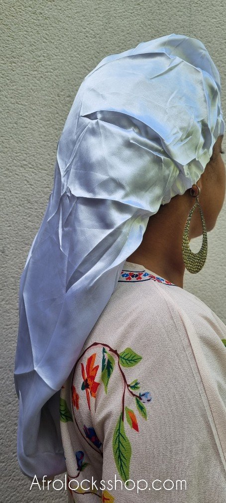 Bonnet de nuit rétractable en satin-SQ2811817