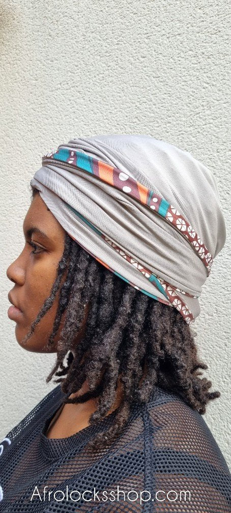 Turban réversible facile à nouer