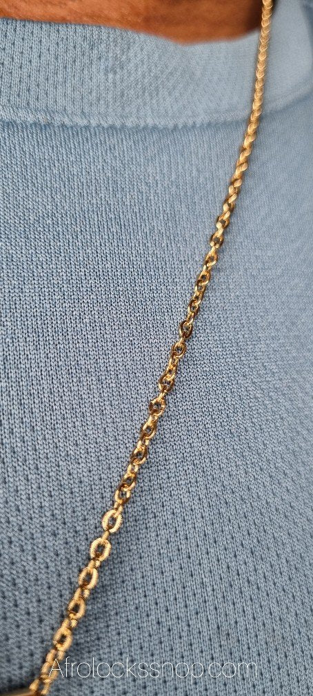 Pendentif Rwanda et chaîne 60 CM