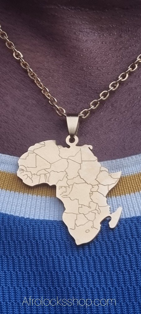 Collier plaqué or Afrique