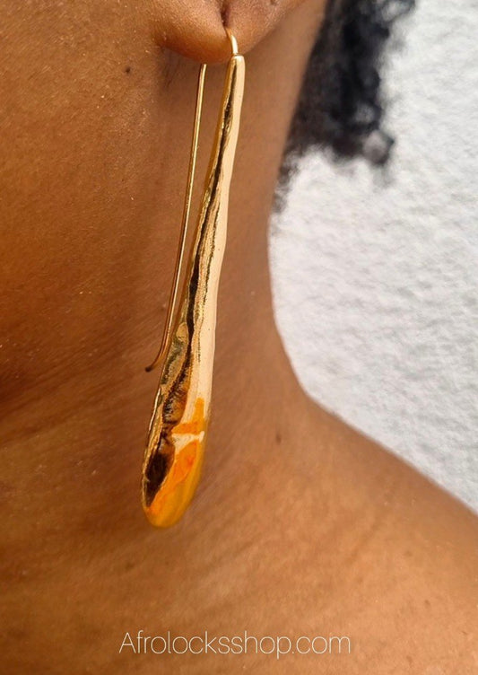 Boucles d'oreilles pendantes africaines