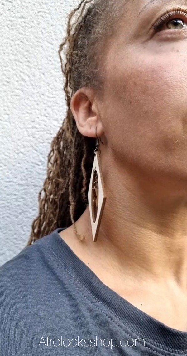 Paire de boucles d'oreilles Gwada