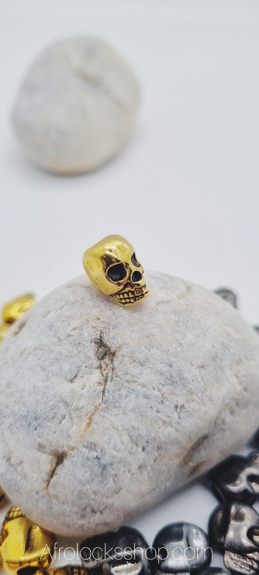 Lot de 20 perles skull crâne de pirate-SQ2205077