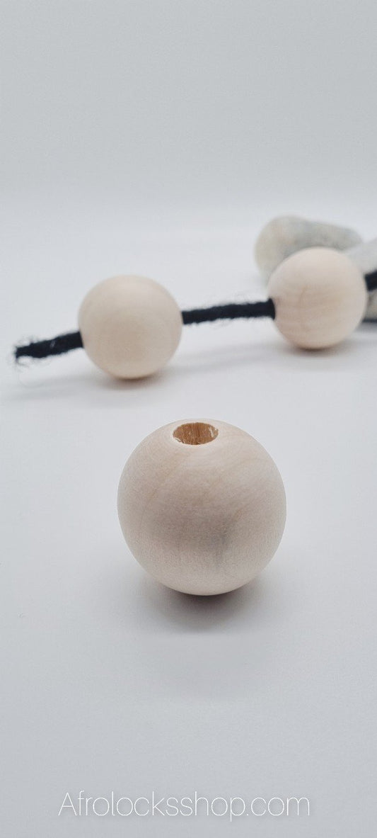 Perle en bois géante hippie dreads