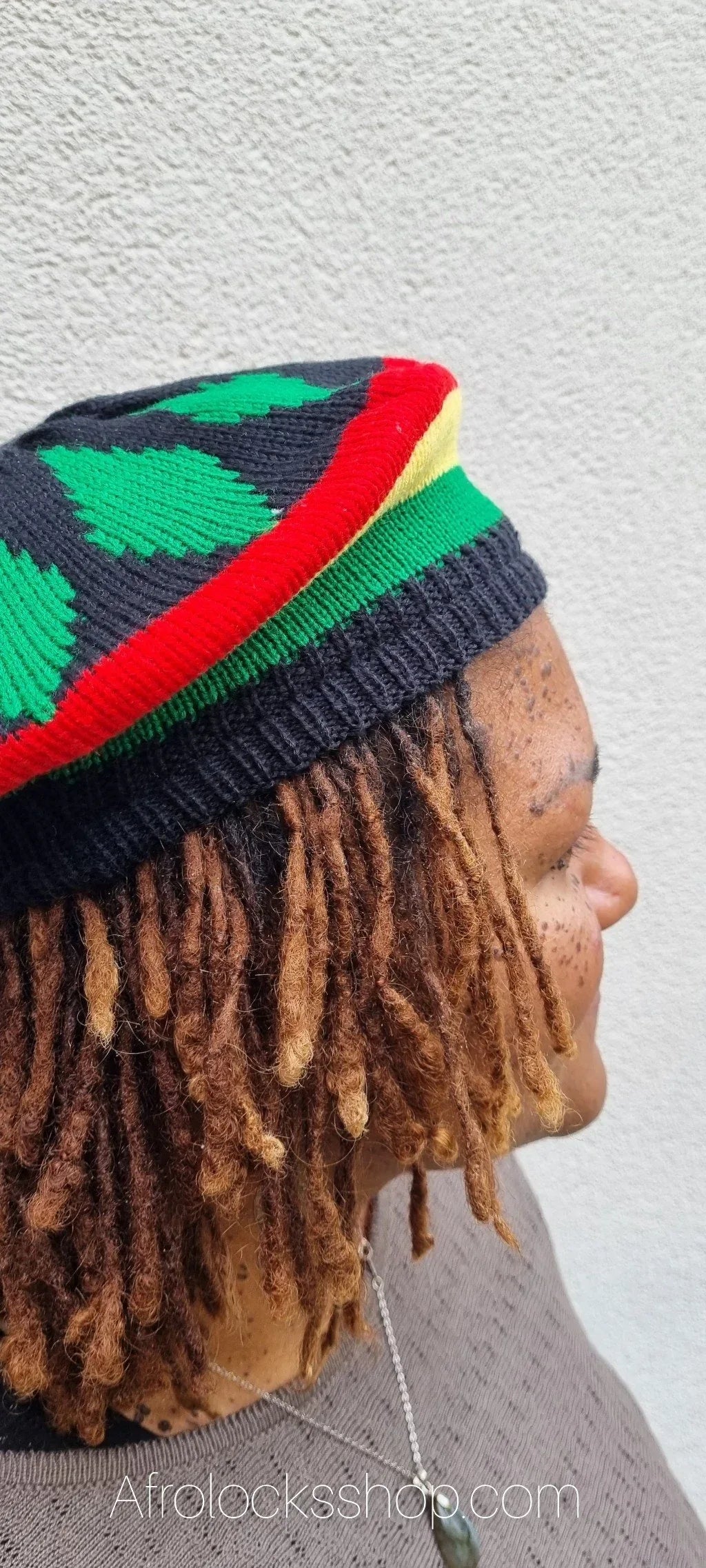 Béret aux couleurs rasta – Afro Locks Shop