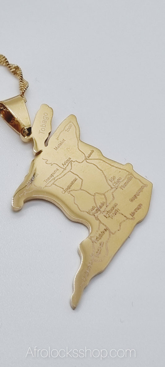 Chaîne plaqué or Trinité-et-Tobago