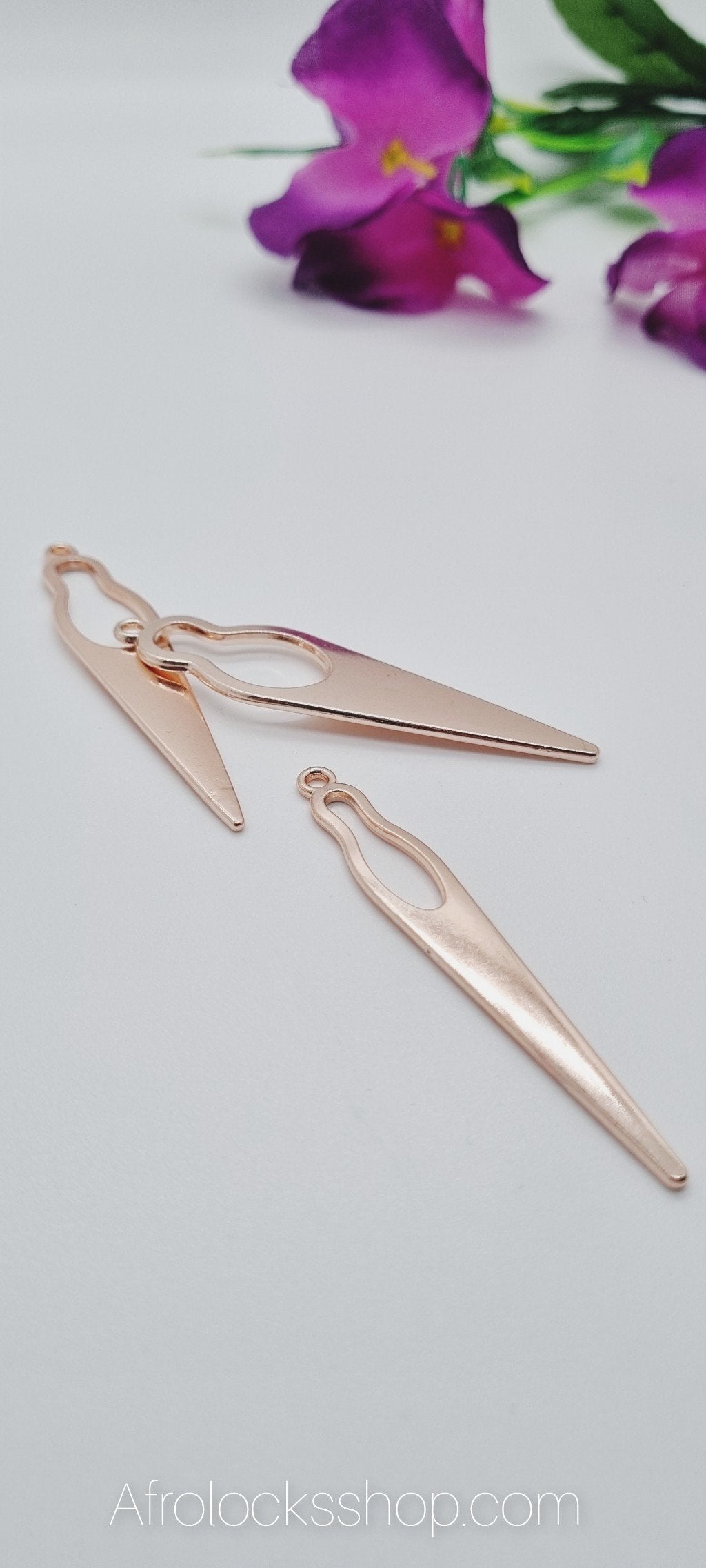 3x outils de tailles différentes dreadlocks microlocks interlocking