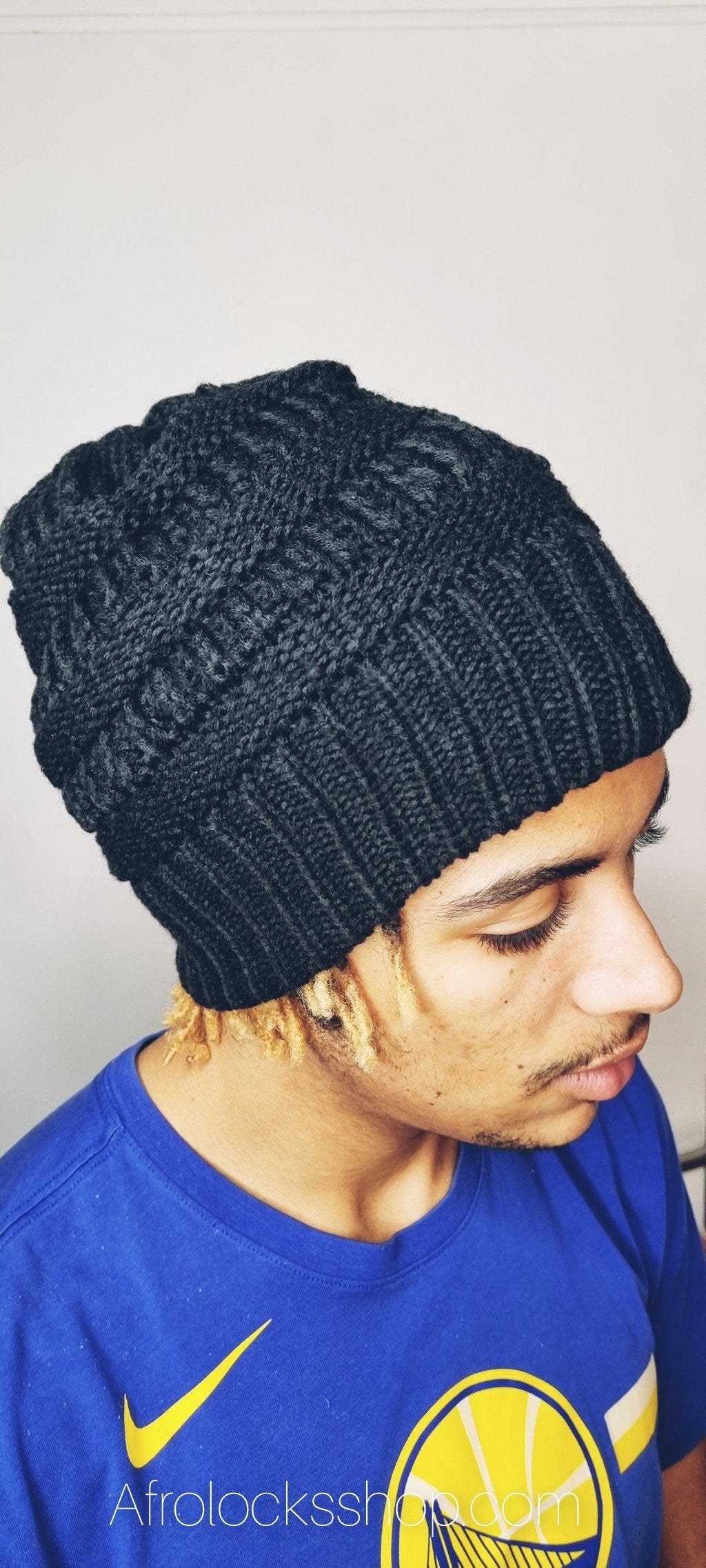 Bonnet d'hiver slouchy doublé de satin