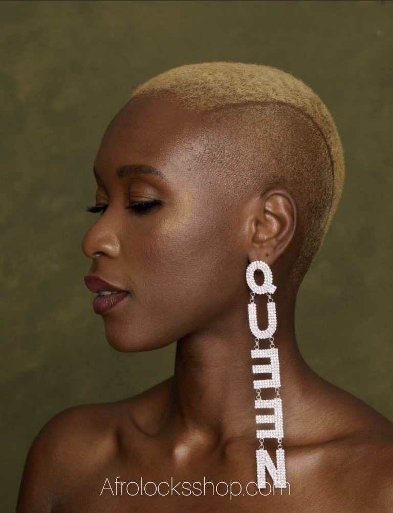 Boucles d'oreilles strass queen