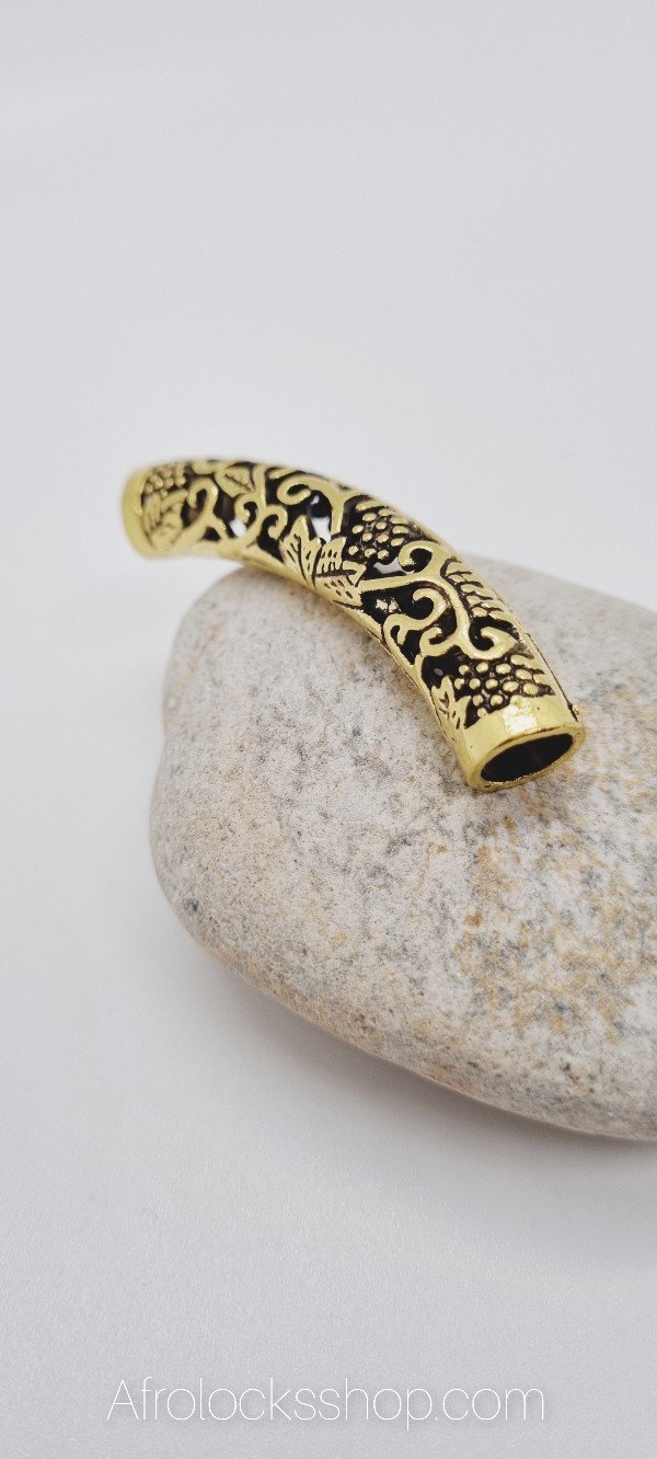 Bijou locks recourbé doré