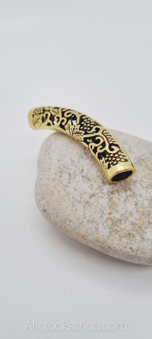 Bijou locks recourbé doré