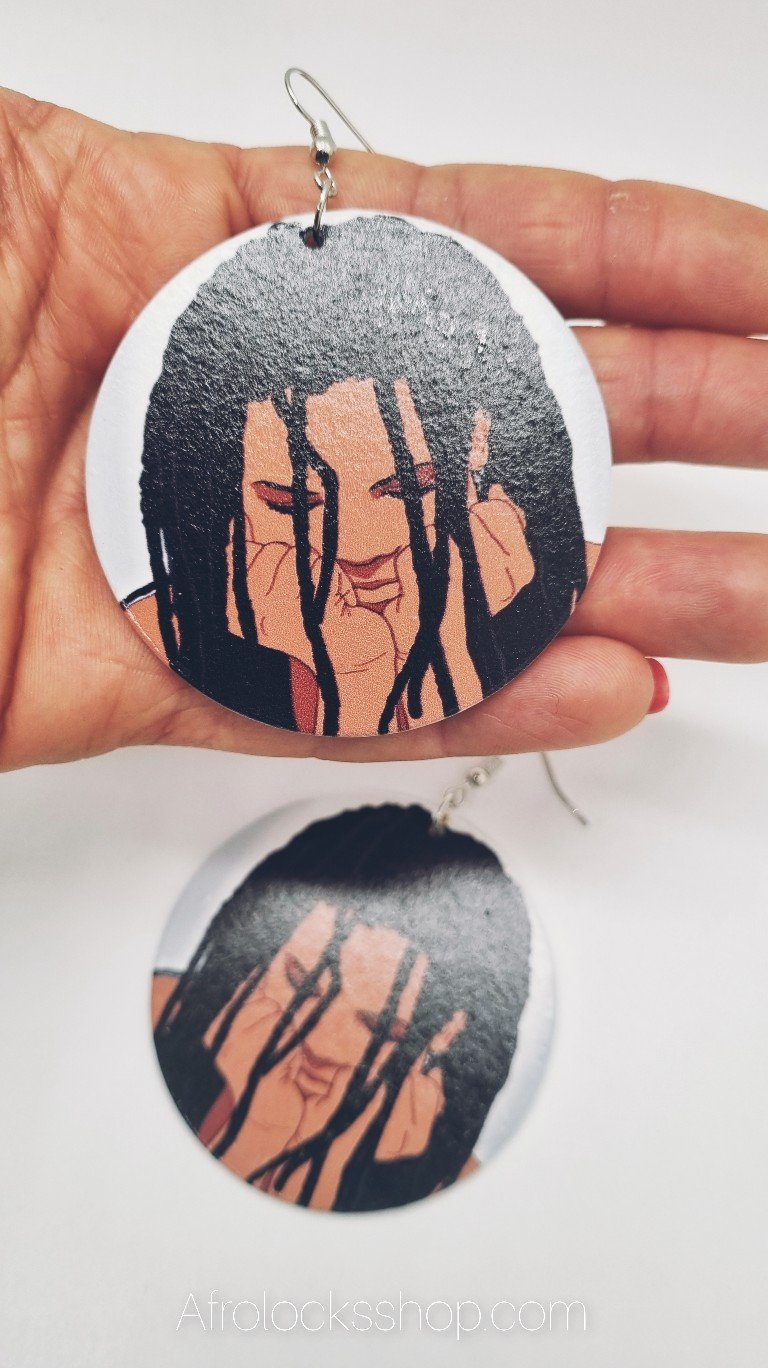 Boucles d'oreilles locksée