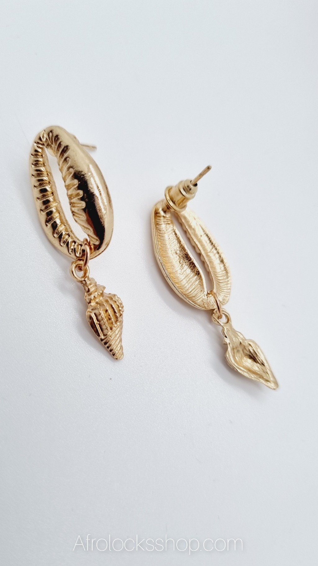 Boucles d'oreilles fantaisie cauris-SQ5113241