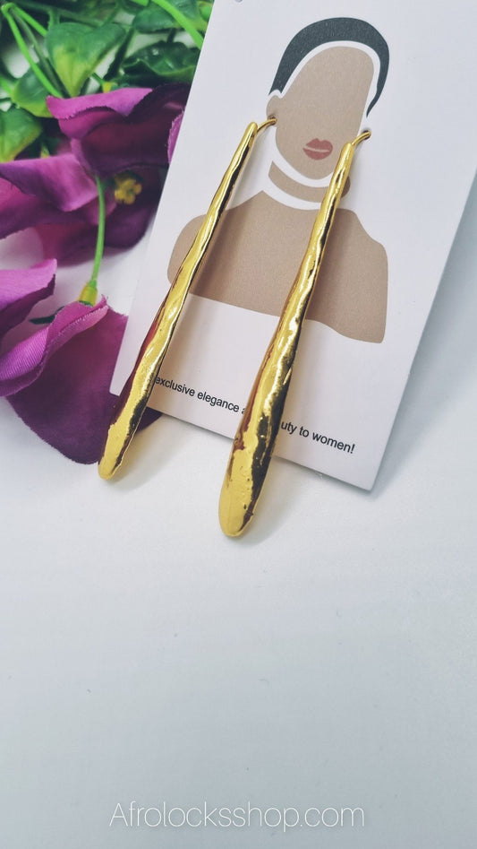 Boucles d'oreilles pendantes africaines