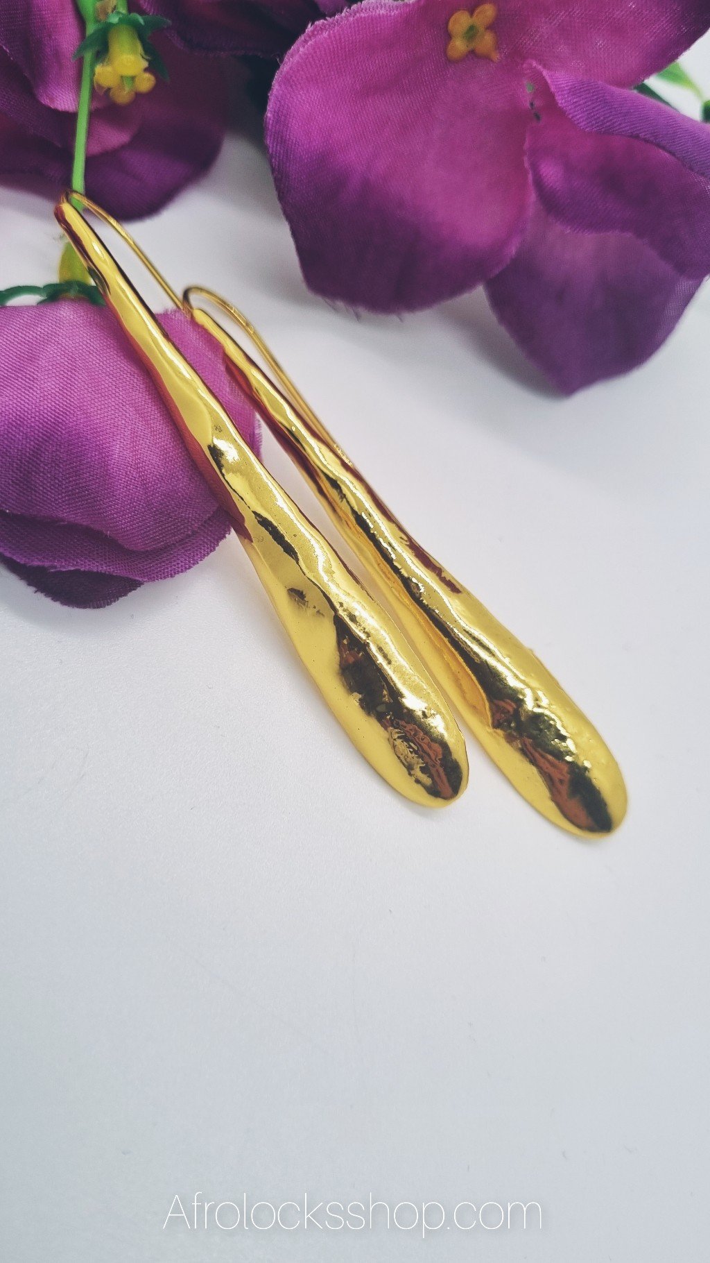 Boucles d'oreilles pendantes africaines