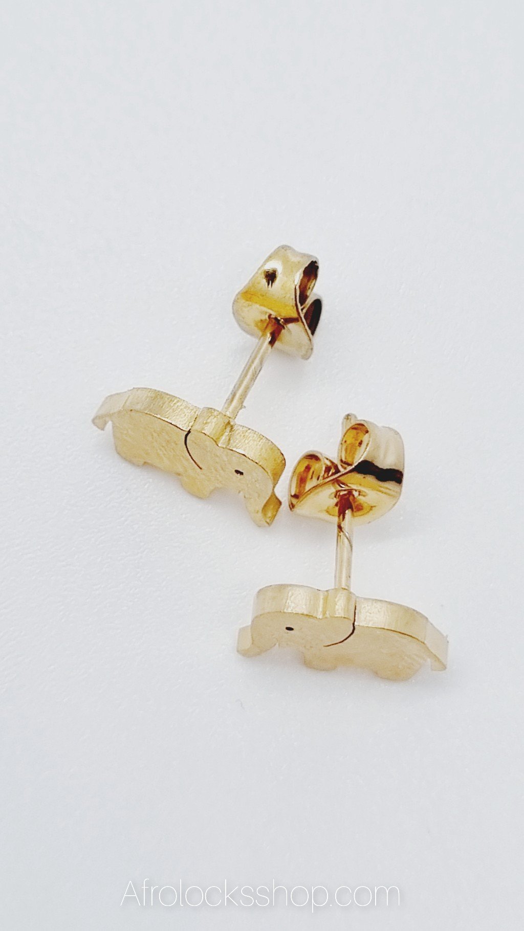 Puces d'oreilles africaines plaqué 18K-SQ1584725