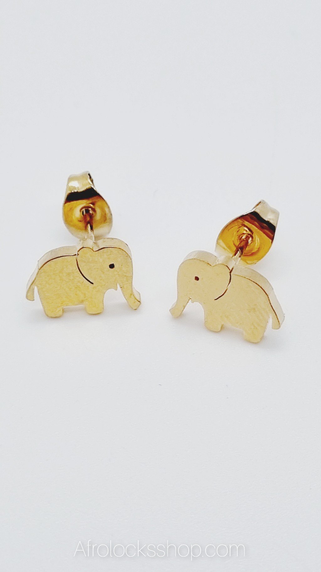 Puces d'oreilles africaines plaqué 18K-SQ1584725