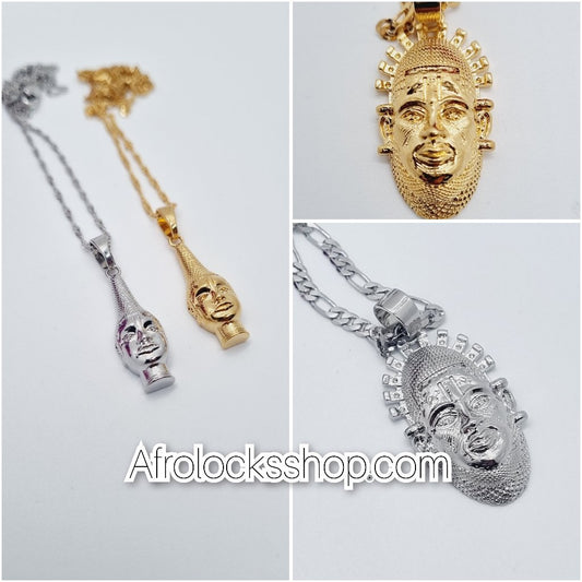 Bijou chaîne couleur or reine africaine Idia-SQ7551452